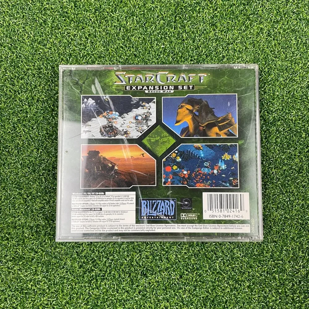 Star Craft Expansion Set Brood War Windows Vista Windows XP Windows 7